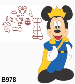 Cortador Modular Disney Mickey Realeza Mod2 7CM B978
