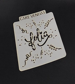 Stencil Carnaval Folia