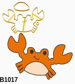 Cortador Modular Fundo do Mar Caranguejo Mod2 7CM B1017