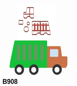 Cortador Modular Caminhão de Lixo 6CM B908