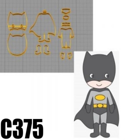 Cortador Batman Cute 5cm modular C375