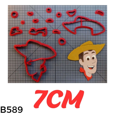 Cortador Modular Woody Toy Story 7CM B589