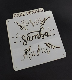 Stencil Carnaval Samba