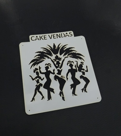 Stencil Carnaval Passistas