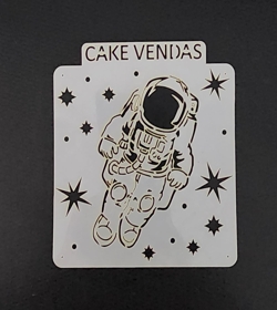Stencil Astronauta Espaço