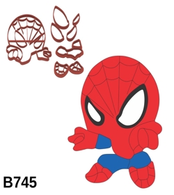 Cortador Homem Aranha Corpo Mod4 6CM B745