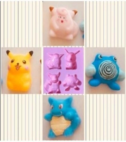 Molde Silicone Pokemon