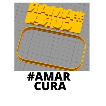 Cortador Biscoito Modular Amar Cura 6cm