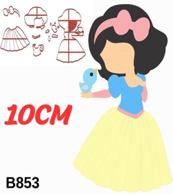 Cortador Modular Princesa Branca de Neve Cute 10CM B853
