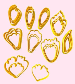 Kit Pétalas para 9 Flores 12cm F02