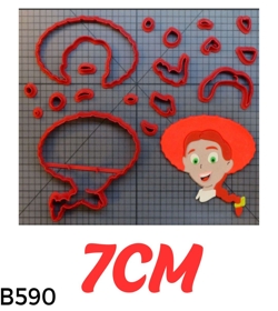 Cortador Modular Jessie Toy Story 7CM B590