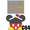 Cortador Casa Mickey Modular 5cm C64