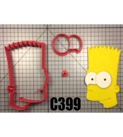 Cortador Bart Simpsons 5cm Modular C399