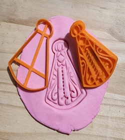 Cortador com Carimbo Nossa Senhora Aparecida 7CM B580