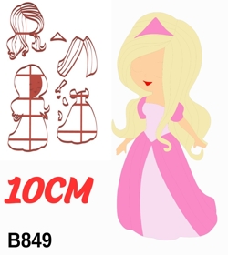Cortador Modular Princesa Aurora Corpo Cute 10CM B849