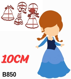 Cortador Modular Princesa Ana Frozen Cute 10CM B850