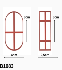 Kit Cortador Popsicle  Cilindrico e Retangular B1083