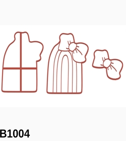 Cortador Modular Moldura Cute com Laço 9,5CM B1004